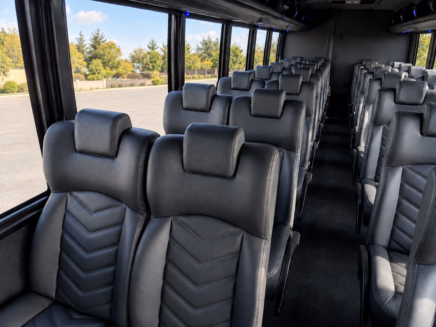 lodi 15 passenger minibus interior