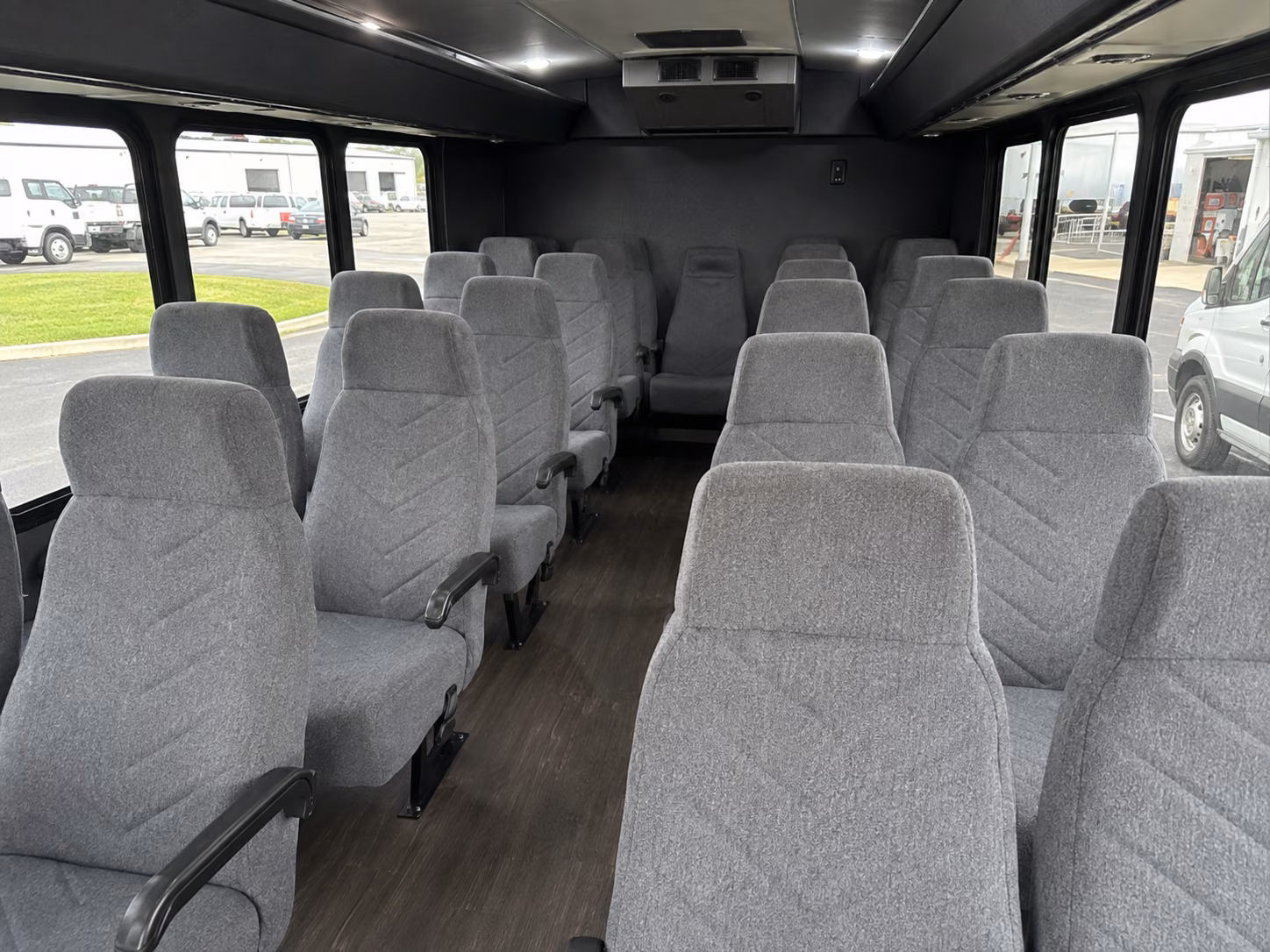 lodi 20 passenger minibus interior