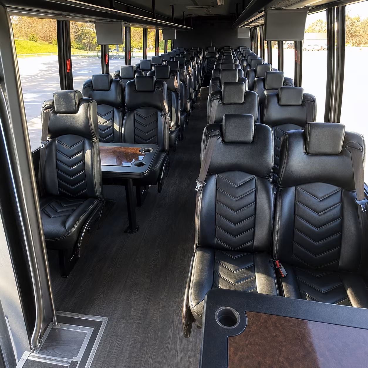lodi 30 passenger minibus interior
