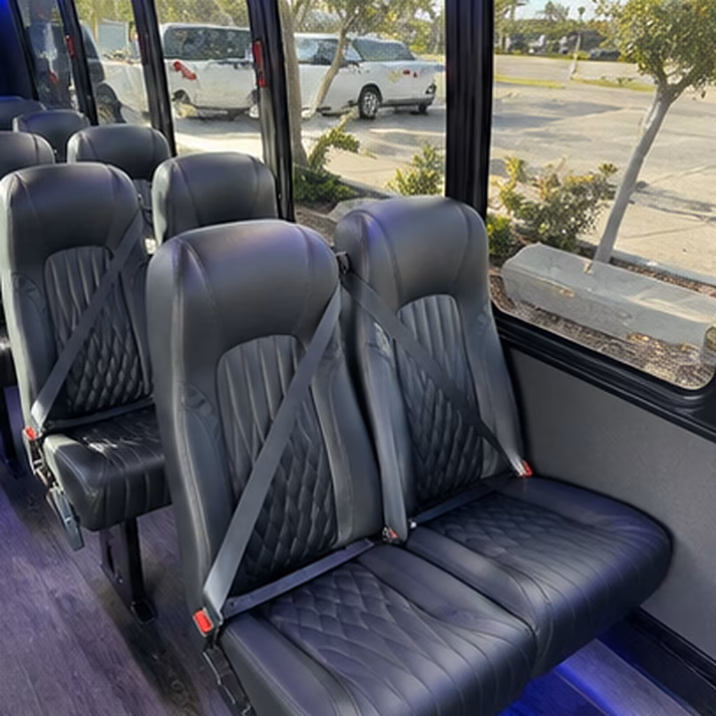 lodi 35 passenger minibus inside