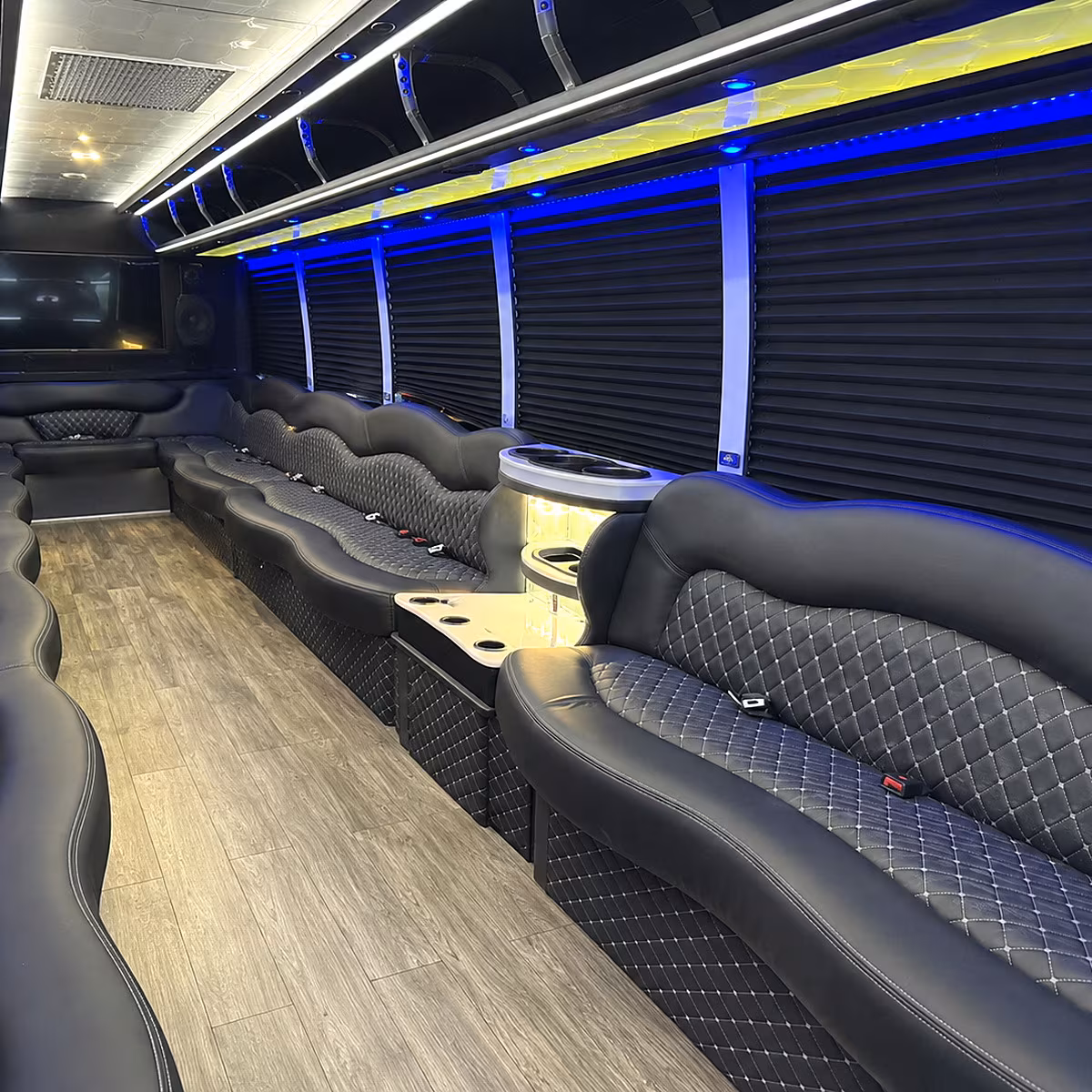 lodi party bus interior