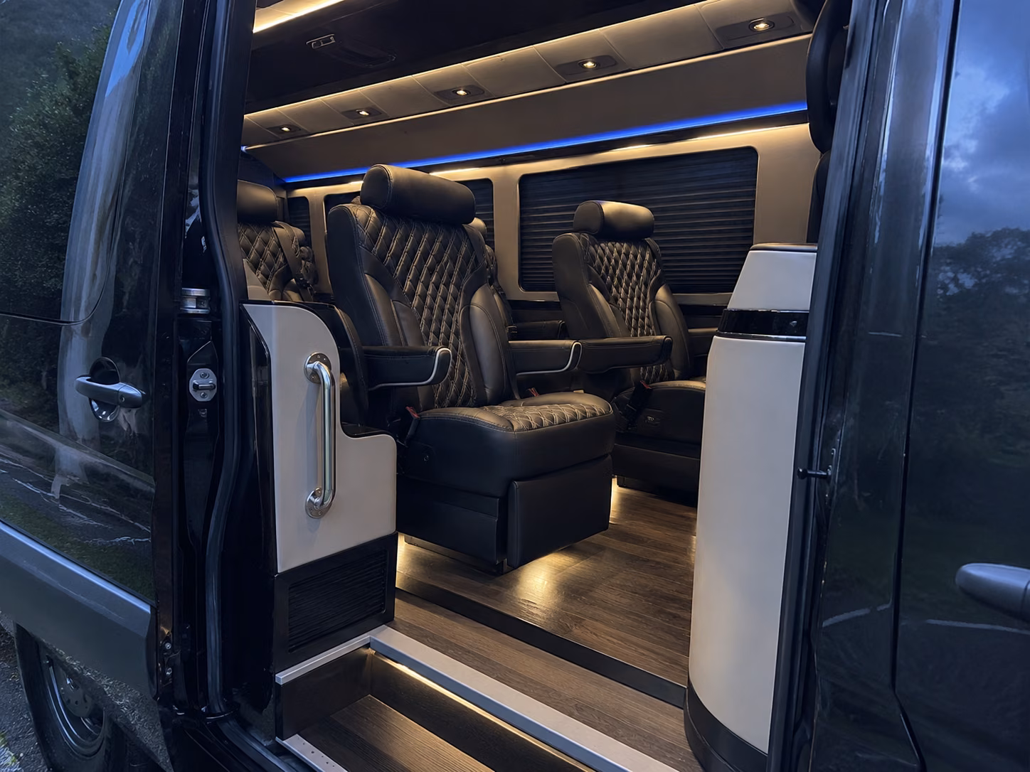 lodi sprinter van with driver inside