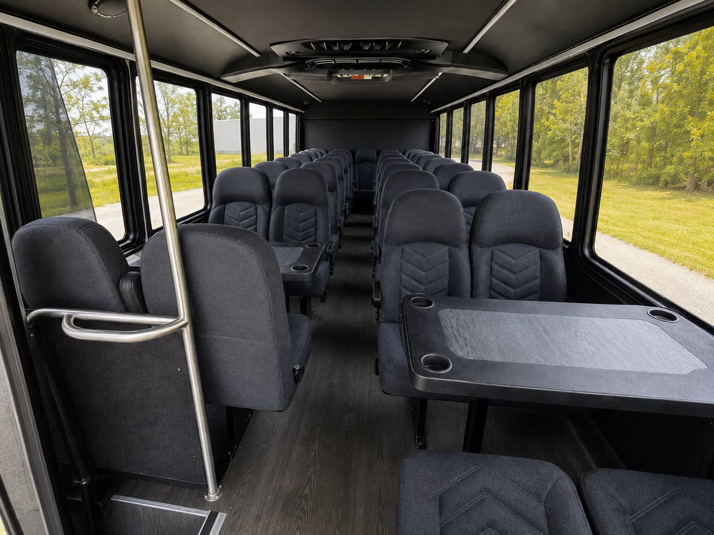 shuttle buses for wedding guests between lodi hotels and vineyard venues